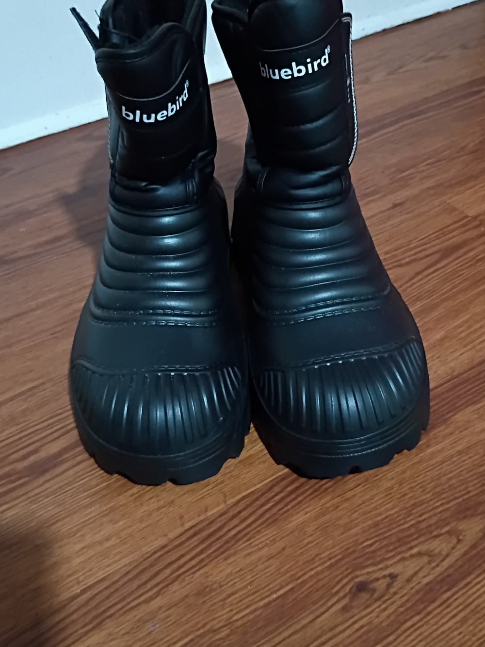 Blue Bird Men's Black Waterproof Winter Boots